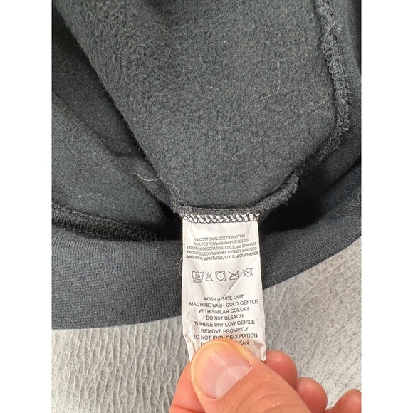 New England Patriots Vintage Screened Logo Stadium Hoodie Sweatshirt (Men's XL) - Picture 11 of 12